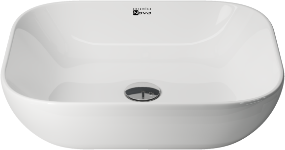 Ceramica Nova Раковина накладная прямоугольная (белый) Element арт. CN1604