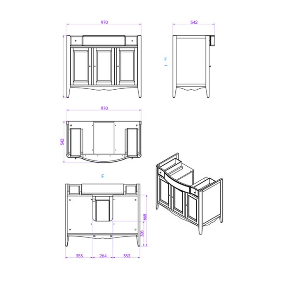 Tiffany World База с раковиной simas ar874bi*1 105х56см, напольная, с 1отв., 2 верх.Ящ. 3 распашные дверки, доводч. Blum, ручки: riflesso бронза, Veronica, vintage VER5105-V+AR874bi*1 комплект Tiffany World База с раковиной simas ar874bi*1 105х56см, напольная, с 1отв., 2 верх.Ящ. 3 распашные дверки, доводч. Blum, ручки: riflesso бронза, Veronica, vintage VER5105-V+AR874bi*1 комплект