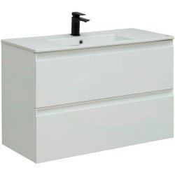 Allen Brau Тумба под раковину Eclipse, белый матовый - 1.E1003.WM