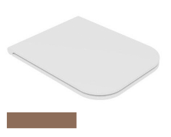 GSG Сидение для унитаза BRIO BRCOPRSLTICR017 с микролифтом, цвет: каштан