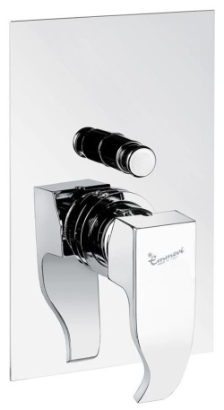 Emmevi однорычажный встраиваемый смеситель для душа с дивертером на 2 выхода, Niagara, хром арт. 74019/CR Emmevi однорычажный встраиваемый смеситель для душа с дивертером на 2 выхода, Niagara, хром арт. 74019/CR