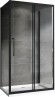 Abber Душевой уголок 1200x800мм Schwarzer Diamant, черный арт. AG30120BH-S80B-S80B