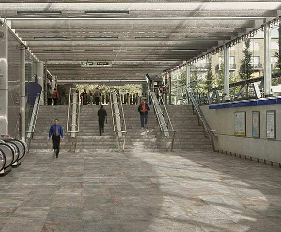 Italon Ступень Emerald Gradino Round Grip Sx 30x60, под бетон, цемент, камень District x2 - 620040000042