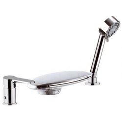 Remer Смеситель на борт ванны с каскадным изливом (хром) Winner W07UF Remer Смеситель на борт ванны с каскадным изливом (хром) Winner W07UF