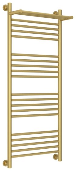 Водяной полотенцесушитель Богема с полкой+ 1200х500 (матовое золото) Сунержа арт. 032-0223-1250 Водяной полотенцесушитель Богема с полкой+ 1200х500 (матовое золото) Сунержа арт. 032-0223-1250