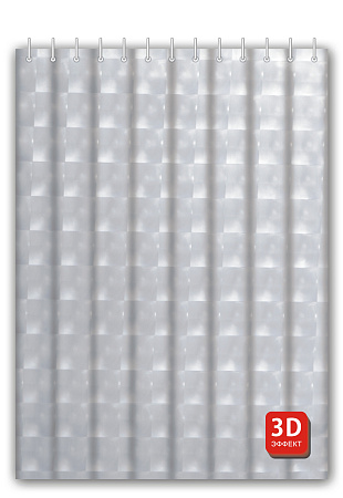 Штора для ванной комнаты 180cmx200cm полиэстер, Haiba, арт. HB75101-1 Штора для ванной комнаты 180cmx200cm полиэстер, Haiba, арт. HB75101-1