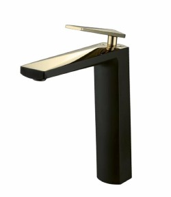 Boheme Смеситель для раковины черный, золото Venturo арт. 382-B Boheme Смеситель для раковины черный, золото Venturo арт. 382-B