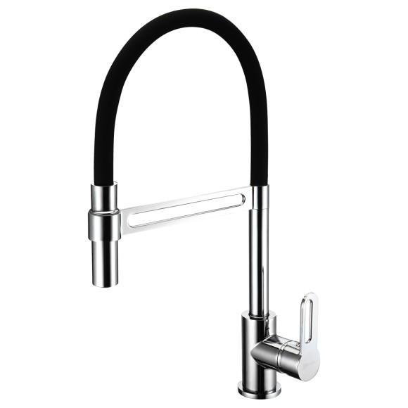 Смеситель для кухни с гибким изливом, Lemark Soul, хром арт. LM6006C