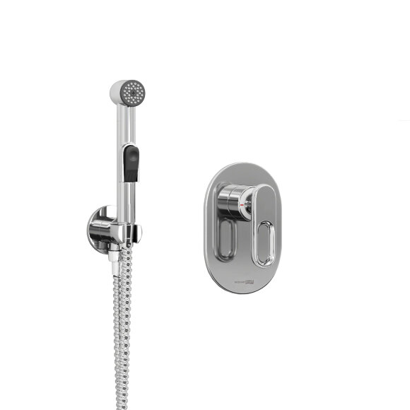 WasserKRAFT Гигиенический душ со смесителем, шланг 120 см a111857 цвет: хром