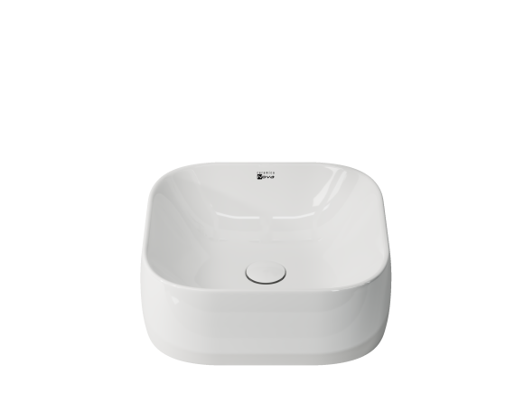 Ceramica Nova Раковина накладная квадратная (белый) Element2 арт. CN1609