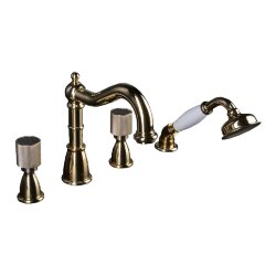 Boheme Смеситель врезной Royal crystal арт. 395-Royal/CRST black Boheme Смеситель врезной Royal crystal арт. 395-Royal/CRST black