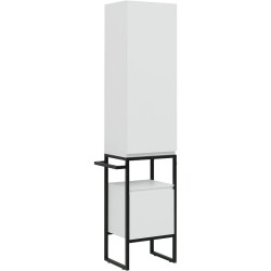 Allen Brau Шкаф пенал Priority, белый матовый - 1.31005.WM