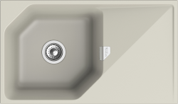 Мойка для кухни 850x500 Locus Rivelato, бежевая арт. LS-85 topazio Мойка для кухни 850x500 Locus Rivelato, бежевая арт. LS-85 topazio