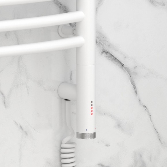 Электрический полотенцесушитель Флюид 3.0 600х500 МЭМ правый (матовый белый) Сунержа арт. 30-5821-6050 Электрический полотенцесушитель Флюид 3.0 600х500 МЭМ правый (матовый белый) Сунержа арт. 30-5821-6050