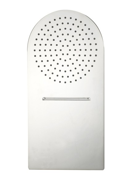 AQG Консольная душевая головка flowr2 50x25 см, 2 режима: дождь и каскад, хром арт. 19FLO0220R2F