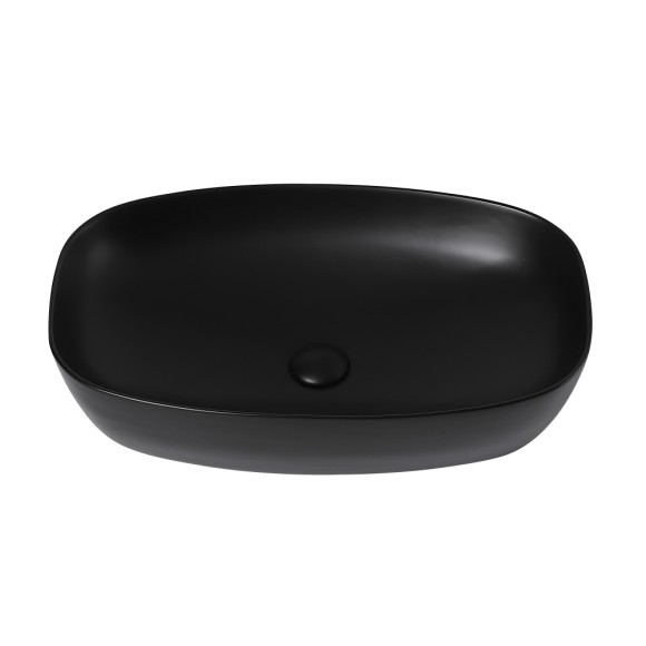 Abber Раковина накладная 605x390мм Rechteck, черный арт. AC2206MB