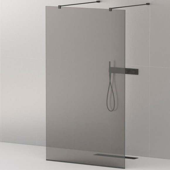 Cezares Душевая перегородка LIBERTA Черный матовый - LIBERTA-L-2-120-120-GR-NERO