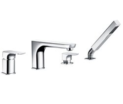 WasserKRAFT Смеситель на борт ванны, 4 отверстия salm 2755 цвет: хром WasserKRAFT Смеситель на борт ванны, 4 отверстия salm 2755 цвет: хром