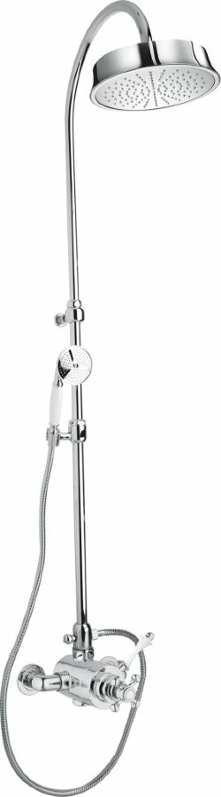 Cezares Душевая стойка с термостатическим смесителем верхним и ручным душем MARGOT-CD-T-01-Bi Cezares Душевая стойка с термостатическим смесителем верхним и ручным душем MARGOT-CD-T-01-Bi