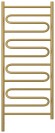 Электрический полотенцесушитель Элегия 3.0 1200х500 МЭМ левый (матовое золото) Сунержа арт. 032-5818-1250