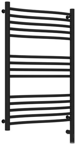 Электрический полотенцесушитель Флюид 3.0 800х500 МЭМ правый (матовый чёрный) Сунержа арт. 31-5821-8050