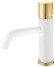 Boheme Смеситель для умыв. Низ. White touch gold Stick арт. 121-WG.2