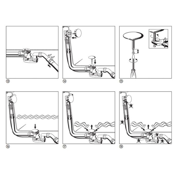 Bette Слив-перелив Multiplex M5, удлиненный, хром арт. B603-000bi