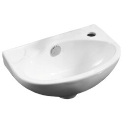 Azario Раковина 37 х25х15 угловая, белая арт. AZ-41203