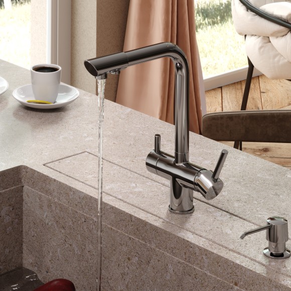 WasserKRAFT Смеситель для кухни под фильтр a8317 цвет: хром