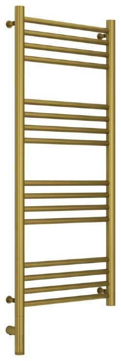 Электрический полотенцесушитель Богема 3.0 прямая 1000х400 МЭМ левый (состаренная латунь) Сунержа арт. 051-5804-1040