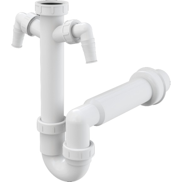 Alcaplast Сифон для кухонной мойки, белый арт. A82-DN50