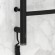 Электрический полотенцесушитель Галант 3.0 1200х500 МЭМ левый (матовый чёрный) Сунержа арт. 31-5800-1250