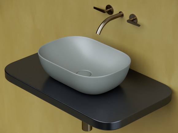 Ceramica Nova Раковина накладная (серый) Element арт. CN6009MH