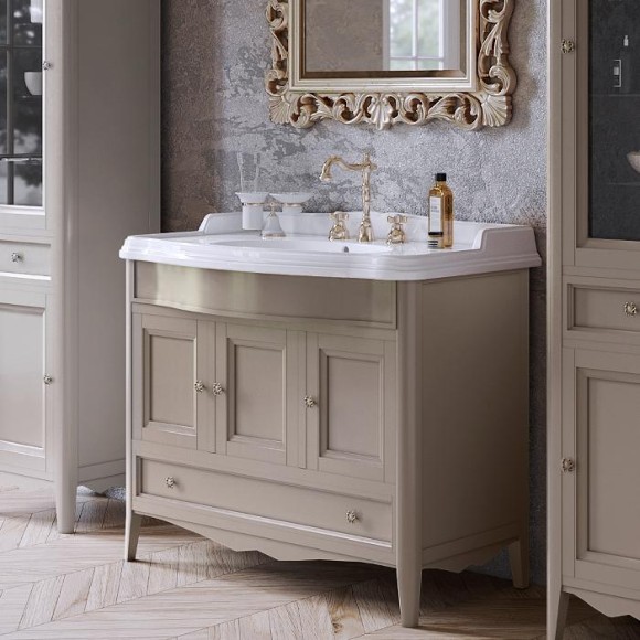 Tiffany World База с раковиной simas ar874bi*1 105х56см, напольная, с 1отв., 3 расп. Дв. И 1ящик, доводч. Blum, ручки: riflesso бронза, Veronica, tortora VER4105-T+AR874bi*1 комплект Tiffany World База с раковиной simas ar874bi*1 105х56см, напольная, с 1отв., 3 расп. Дв. И 1ящик, доводч. Blum, ручки: riflesso бронза, Veronica, tortora VER4105-T+AR874bi*1 комплект