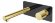 Boheme Смеситель для раковины черный матовый золото Stick арт. 125-BG.2