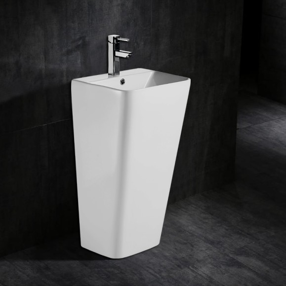 Azario Раковина напольная FRETTA SQUARE 440х380х835 отдельностоящая прямоугольная FRETTA SQUARE арт. AZ-302 Azario Раковина напольная FRETTA SQUARE 440х380х835 отдельностоящая прямоугольная FRETTA SQUARE арт. AZ-302