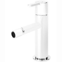 Cezares Смеситель для биде LEAF Белый матовый - LEAF-BSM-BIO Cezares Смеситель для биде LEAF Белый матовый - LEAF-BSM-BIO