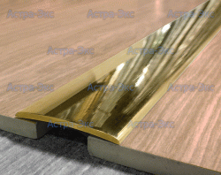 Плоский порожек из латуни 60x4 мм арт. ST 6003