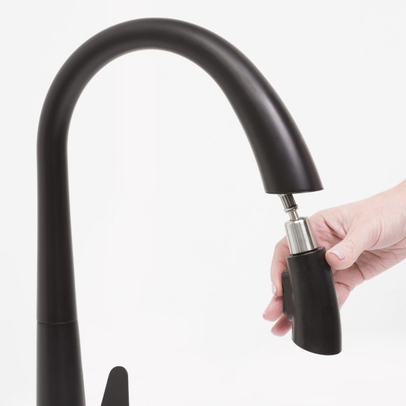 WasserKRAFT Смеситель для кухни a8667 цвет: черный WasserKRAFT Смеситель для кухни a8667 цвет: черный