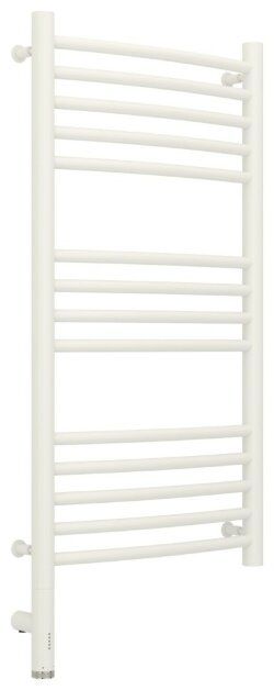 Электрический полотенцесушитель Богема 3.0 выгнутая 800х400 МЭМ левый (матовый белый) Сунержа арт. 30-5802-8040