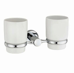 WasserKRAFT Подстаканник двойной donau k-9428dc цвет: хром