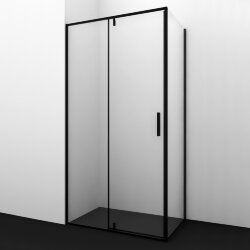 WasserKRAFT Душевой уголок 1000х1000х2000 elbe 74p19  цвет: черный