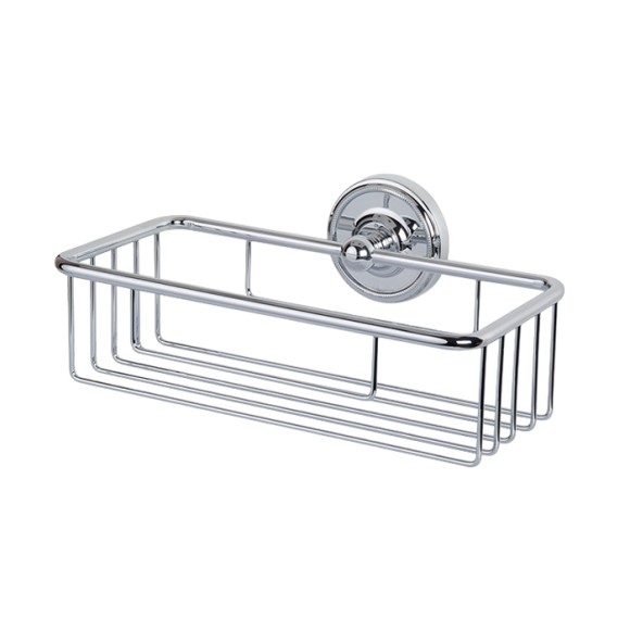 Tiffany World Полочка-решетка прямоугольная 24*14*h7 bristol 527 br527cr цвет: хром