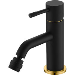 Boheme Смеситель для биде, uno. Черный золото Uno арт. 466-BG Boheme Смеситель для биде, uno. Черный золото Uno арт. 466-BG