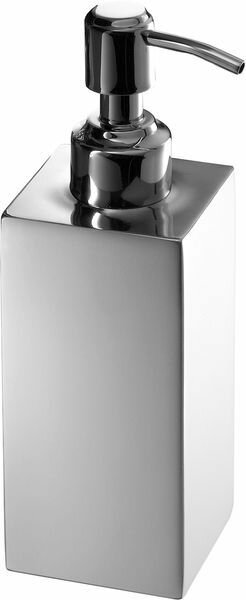 Gedy Настольный металлический дозатор с металлической помпой Nemesia, хром арт. NE81(13)