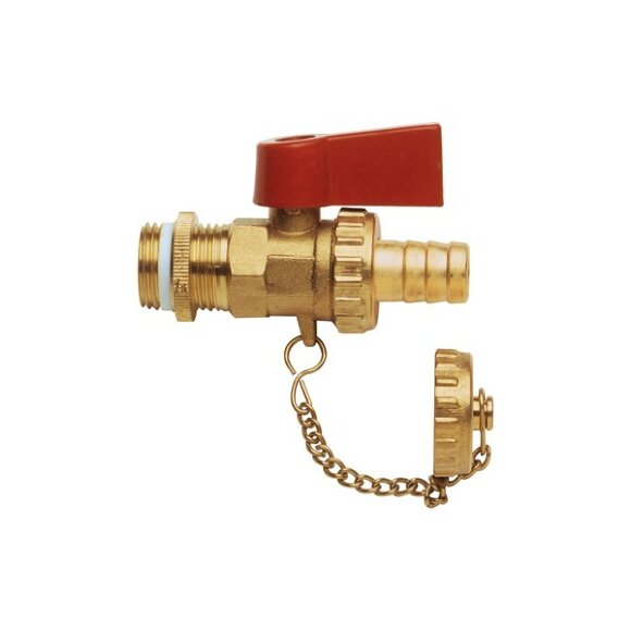 Remer Кран шаровой сливной 1/2" 377OG12, цвет: бронза