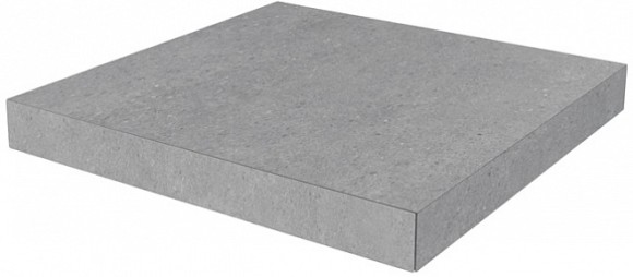 Ступень Фондамента 33x33см, угловая клееная серый светлый Kerama Marazzi арт. DL500800R\GCA