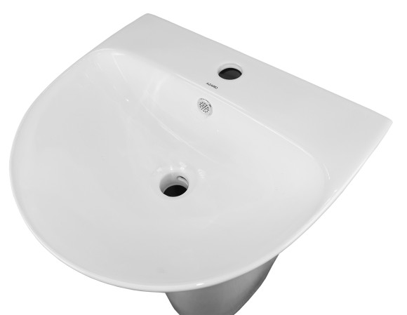 Azario Раковина напольная FRETTA ROUND 480x420x835 отдельностоящая FRETTA ROUND арт. AZ-307 Azario Раковина напольная FRETTA ROUND 480x420x835 отдельностоящая FRETTA ROUND арт. AZ-307