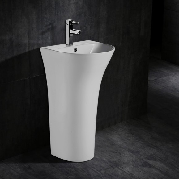 Azario Раковина напольная FRETTA ROUND 480x420x835 отдельностоящая FRETTA ROUND арт. AZ-307 Azario Раковина напольная FRETTA ROUND 480x420x835 отдельностоящая FRETTA ROUND арт. AZ-307