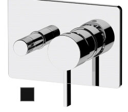 Remer Смеситель для ванны и душа Metrica MC09HRGNO скрытого монтажа, черный матовый Remer Смеситель для ванны и душа Metrica MC09HRGNO скрытого монтажа, черный матовый